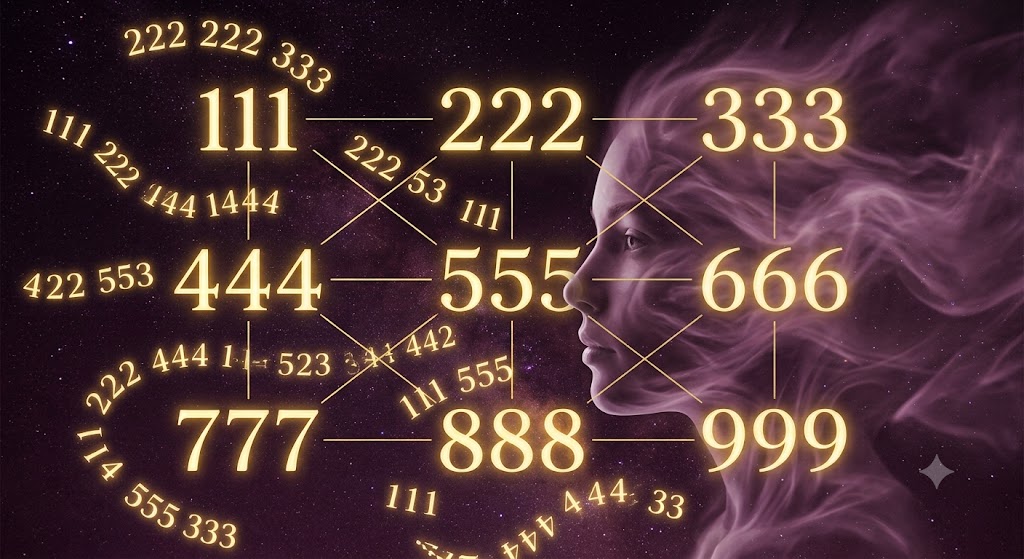 Angel Numbers: Meanings of 111, 222, 333, 444 & More